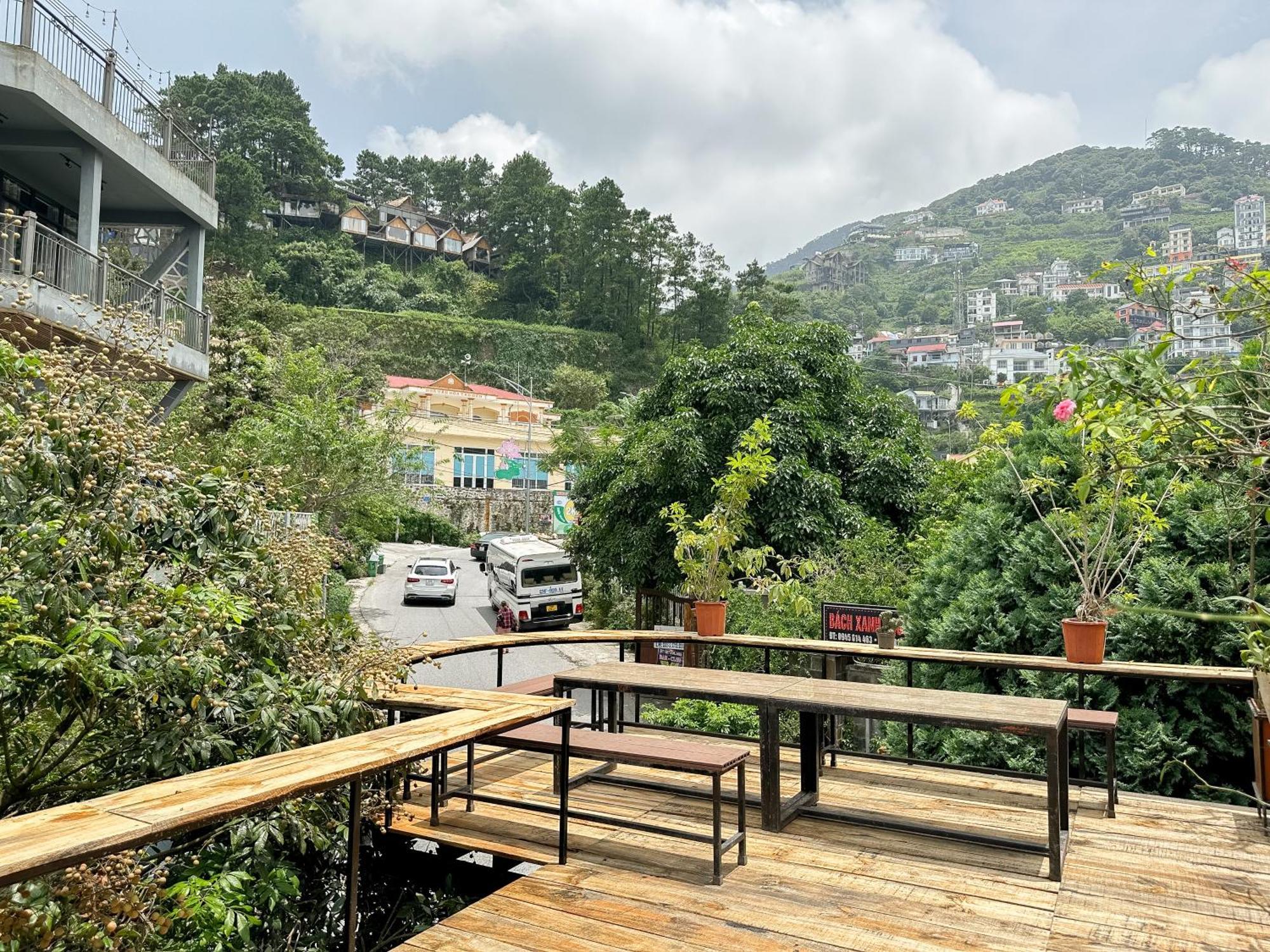 Апартаменты Bach Xanh House Tam Dao Экстерьер фото