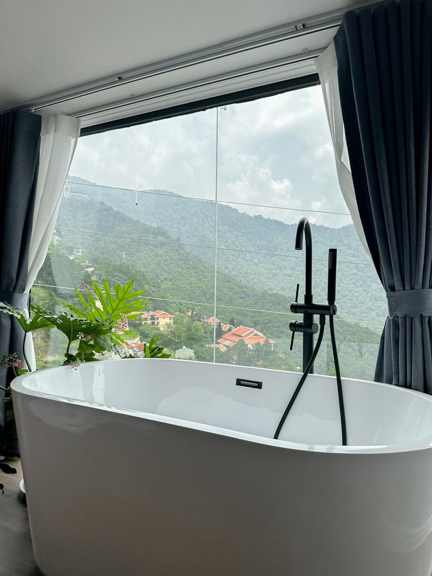 Апартаменты Bach Xanh House Tam Dao Экстерьер фото